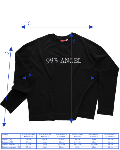 лонгслів ‘99% ANGEL’