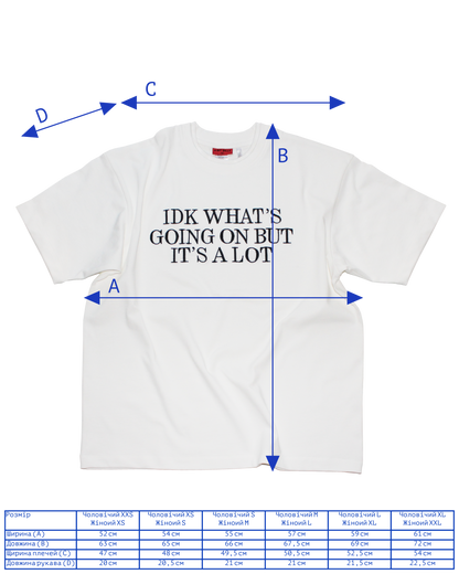 футболка 'IDK'